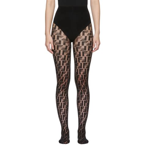 black fendi skims tights|fendi sheer tights.